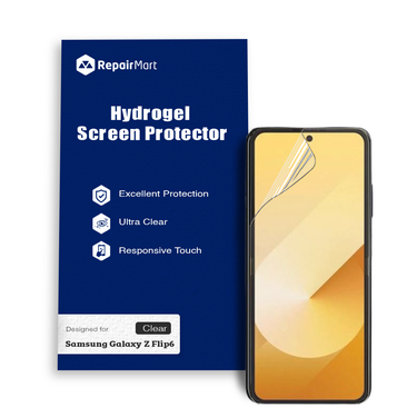 Samsung Galaxy Z Flip6 Compatible Premium Hydrogel Screen Protector With Full Coverage Ultra HD